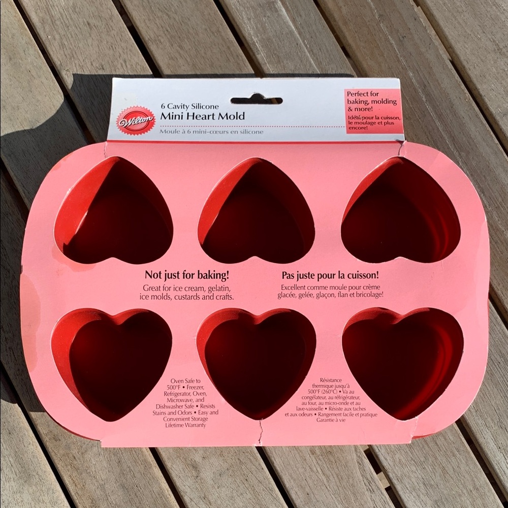 Wilton Red Heart Silicone Baking Mold